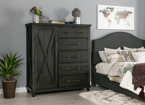 small space storage - tall chest of drawers