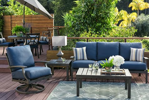 outdoor patio furniture mixed and match