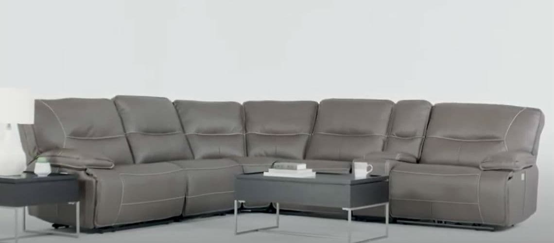 reclining sectional video