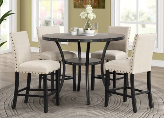 ivory color dining chair