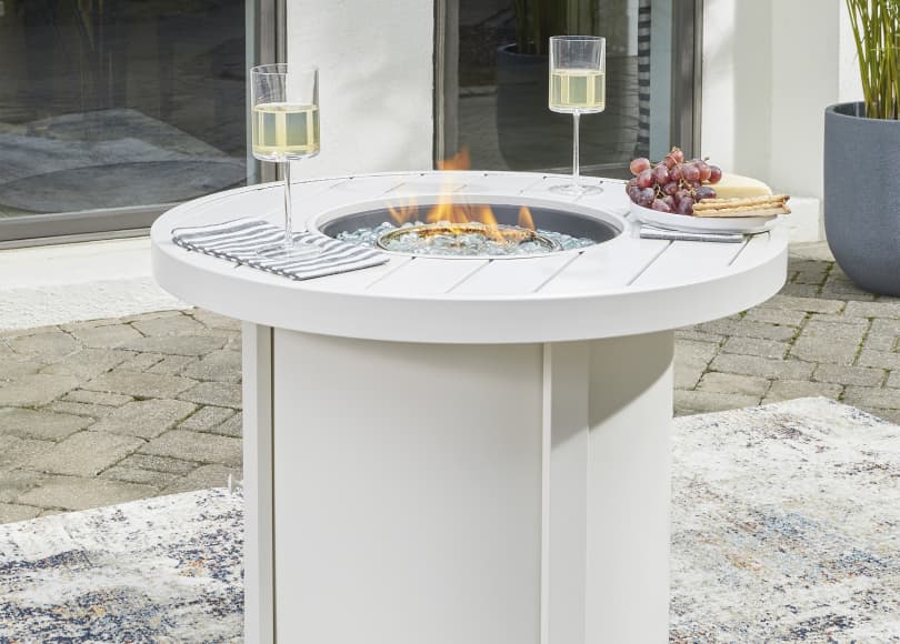 the fire pit table