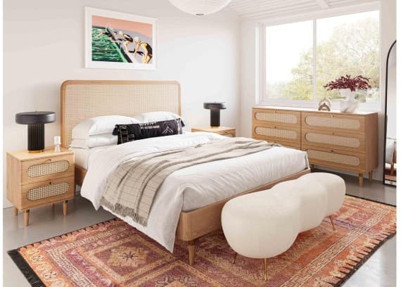 organic modern bed