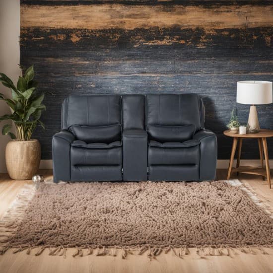 navy blue leather couch decor ideas ambiance palette