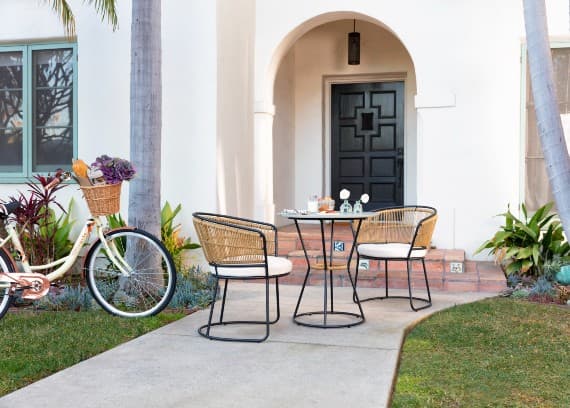 easter front porch decorating ideas accent chairs with patio wicker