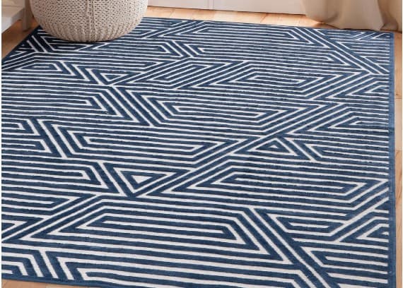 best mudroom rugs blue white