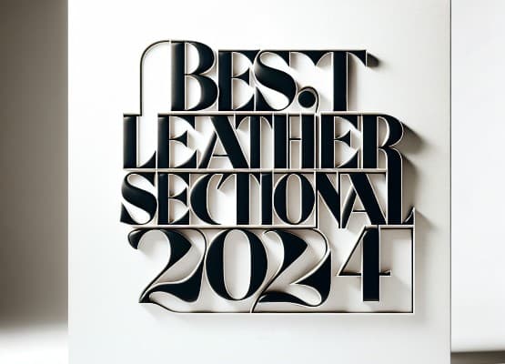 best leather sectional 2024 graphic