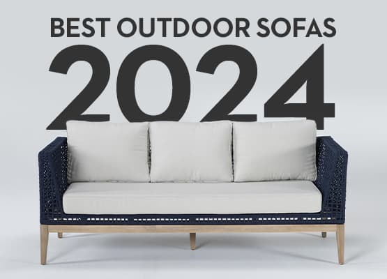 best outdoor sofas 2024 graphic illustration