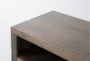 Ducar Brown 84" Rustic Fireplace TV Stand - Detail