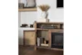 Ducar Brown 84" Rustic Fireplace TV Stand - Room