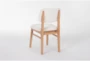 Catania Modern Boucle Dining Chair - Side