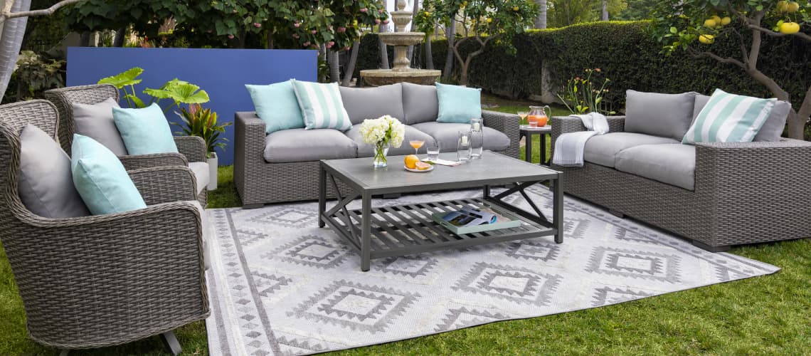 How To Pick The Best Material For An Outdoor Rug Living Spaces