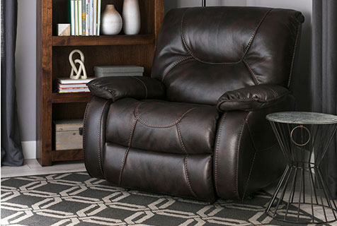 comfortable recliners lounging space