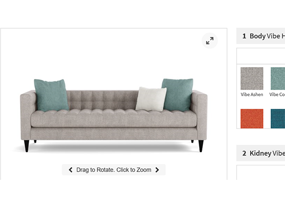 special order sofa front
