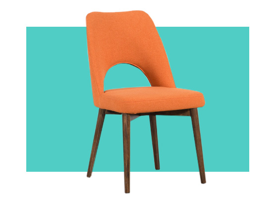 miami orange chair