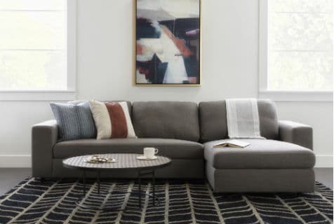 grey sectional fabric