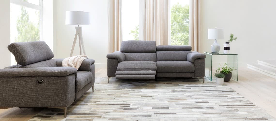 best reclining sofa talin grey 2023