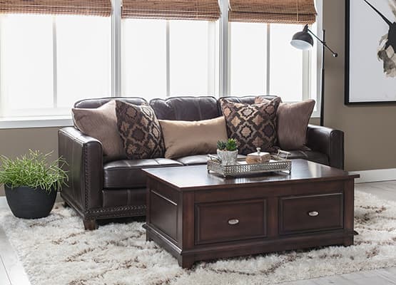 transitional coffee table