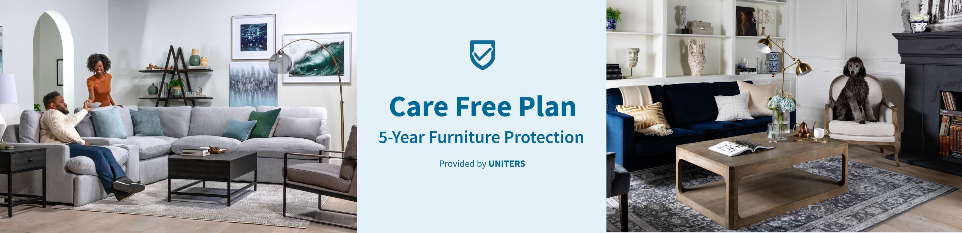 Care Free Plan 5-Year Furniture Protection Provided by UNITERS
