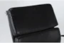 Moby Black Faux Leather Low Back Rolling Office Desk Chair - Detail