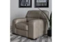 Grandin Wheat Leather Chair - Room