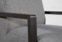 Kathleen Dark Grey Swivel Glider Arm Chair - Arm
