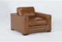 Mason Leather Arm Chair - Side