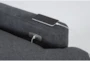 Jolene Dark Grey Power Recliner with USB - Detail