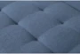 Petula II Blue 85" Convertible Sleeper Sofa Bed - Material