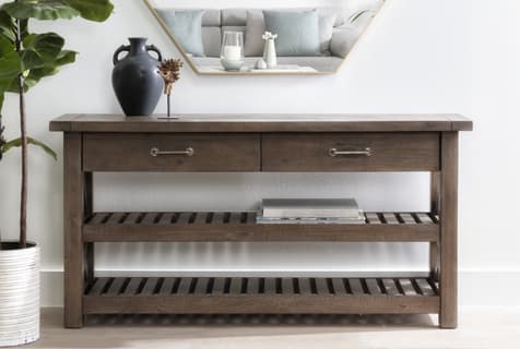 best industrial console table