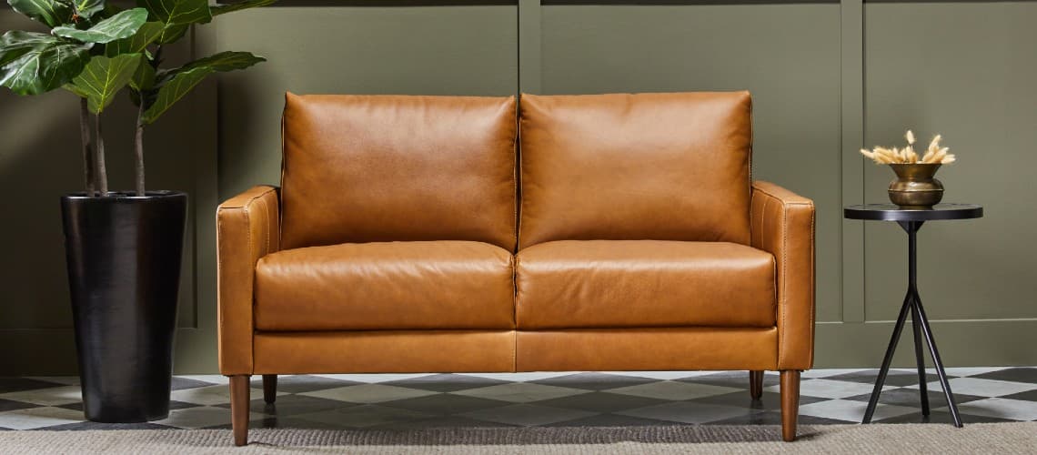 camel leather sofa decorating ideas 2024