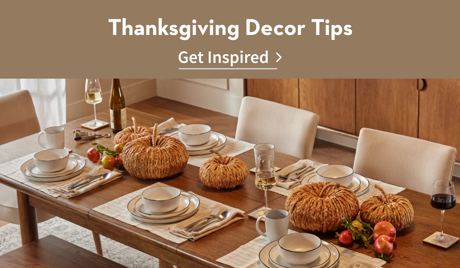 Thanksgiving decor tips.