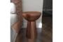 Hammered Copper Rustic Drum Stool - Room