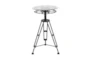 25" Metal Glass Accent Table - Side