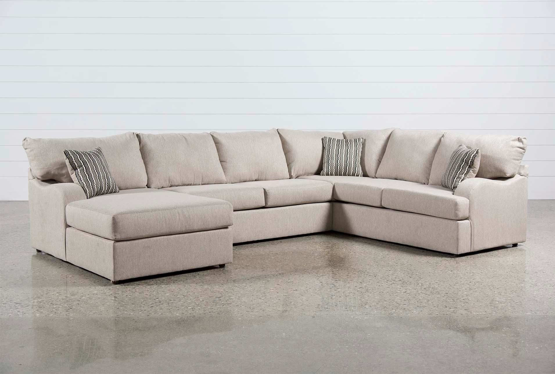 Meyer 3 Piece Sectional With Left Arm Facing Chaise