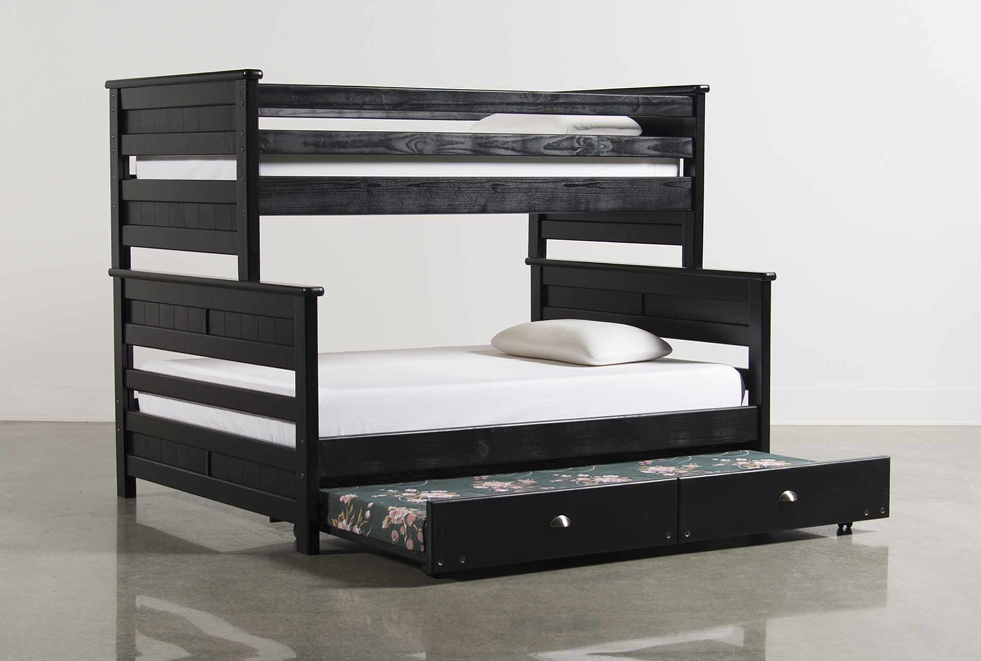 full over queen bunk bed with trundle