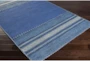 5'x7'5" Rug-Tassel Cotton Flatweave Blue - Detail