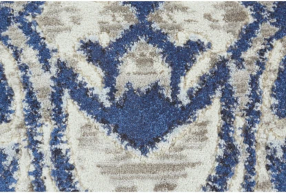 Modern Contemporary Traditional Oriental Area rug Royal Blue 8'x11