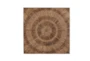 47X47 Brown Wood Starburst Handmade Radial Wall Décor - Signature