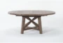 Jaxon Grey Wood Grey 54-72" Round To Oval Extendable Dining Table - Signature