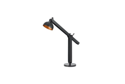 Featured image of post Black And Gold Desk Lamp / This industrial style desk lamp features an adjustable head and neck, allowing you to position it and move it to your liking for maximum flexibility and coverage add some useful lighting solutions to your desk or work area with this adjustable metal task lamp that offers industrial style, modern design and.