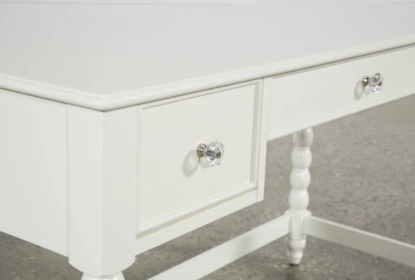 Madison White Desk With Usb Living Spaces