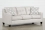 Linday Park Light Grey Fabric 80" Sofa - Signature
