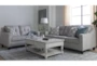 Linday Park Light Grey Fabric 80" Sofa - Room
