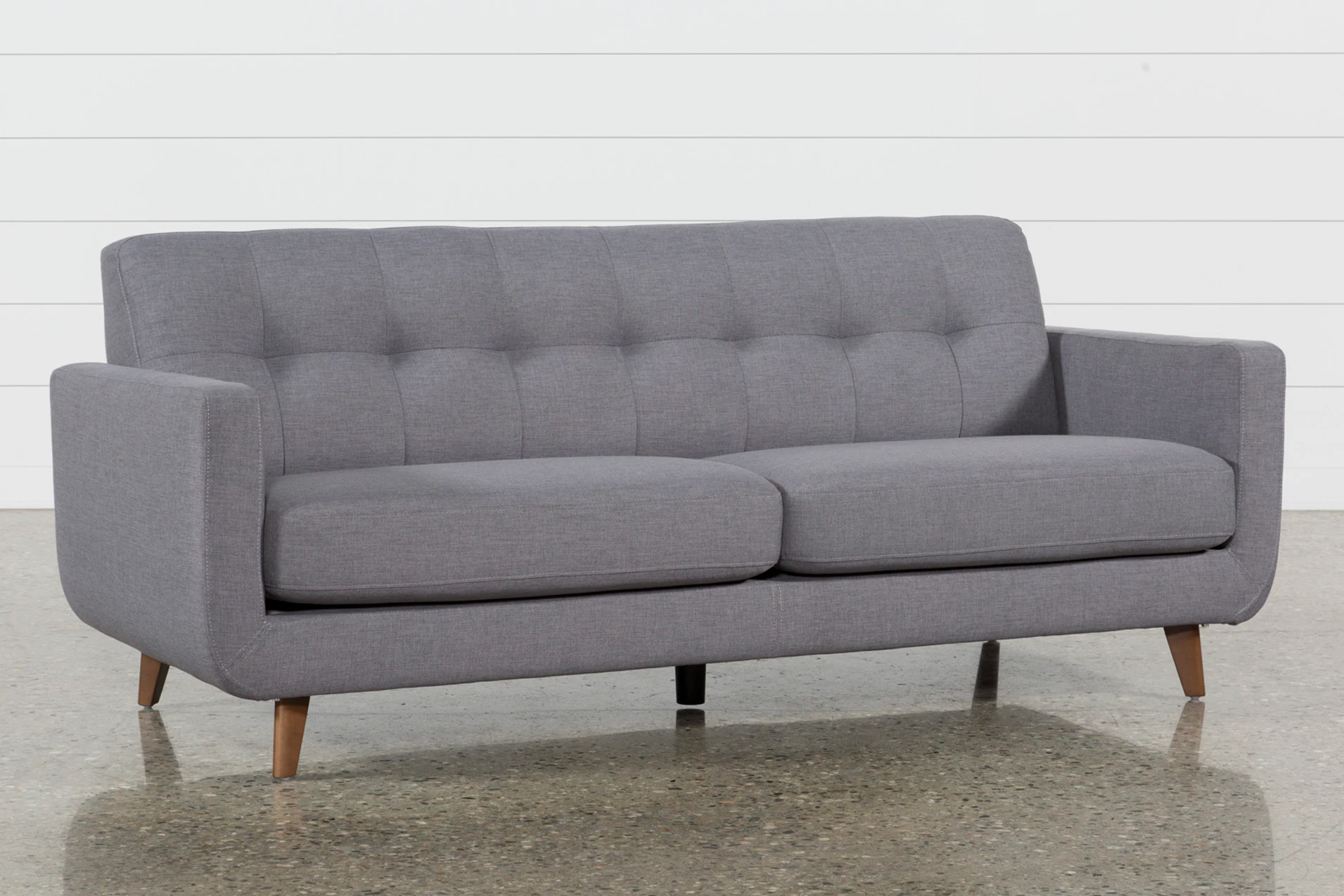 Allie Dark Grey 82" Sofa | Living Spaces