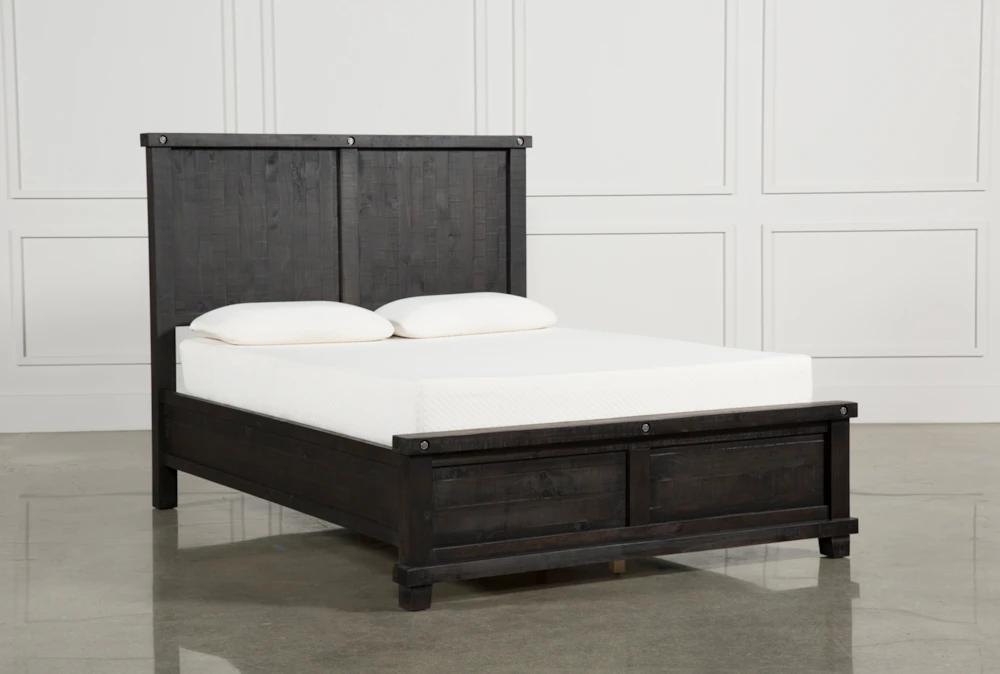 Jaxon Espresso Full Wood Panel Bed
