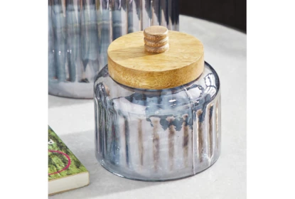 APS Glass jar with wooden lid (3 sizes)