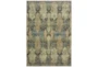 5'3"x7'5" Rug-Distressed Floral Blue/Taupe - Signature