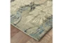 5'3"x7'5" Rug-Distressed Floral Blue/Taupe - Detail