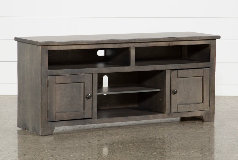 Santa Clara Grey 60" Rustic TV Stand - 360