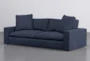 Utopia 96" Indigo  Sofa - Side